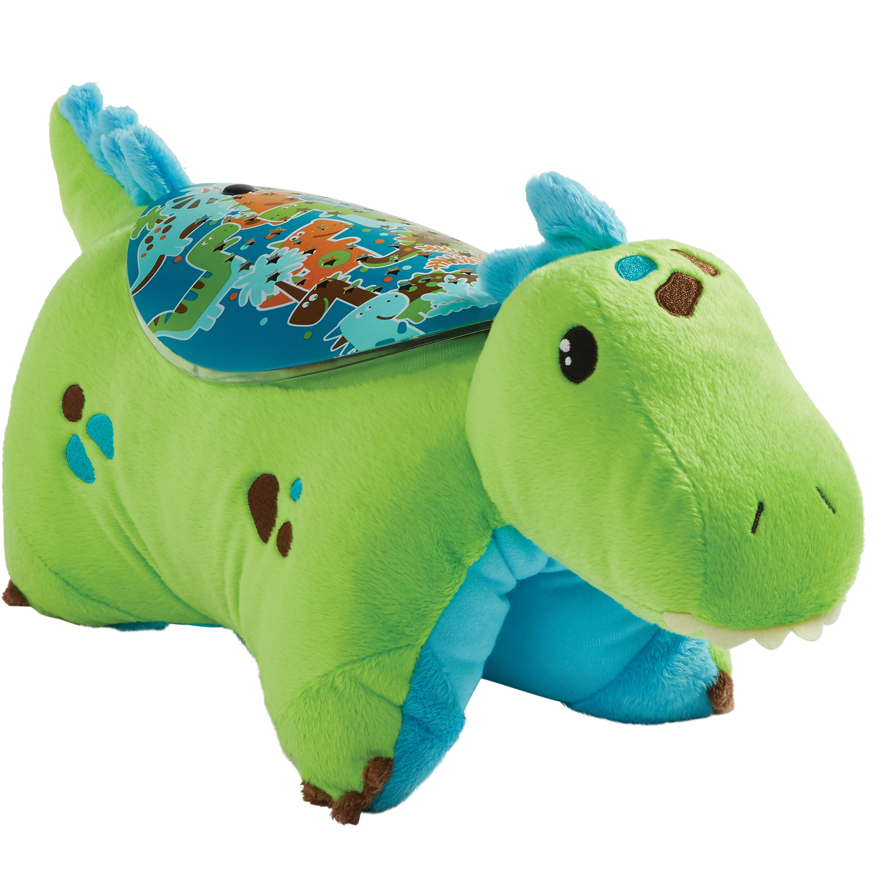 Pillowpets Sleeptime Lite Green Dinosaur Plush Night Light