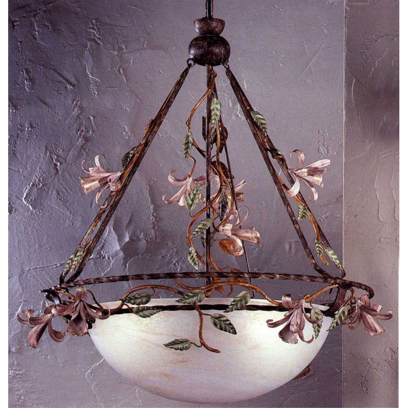 Classic Lighting Secret Garden 3 Light Unique Statement Bowl Pendant Wayfair Classic Lighting Secret Garden 3 Light Unique Statement Bowl Pendant Wayfair