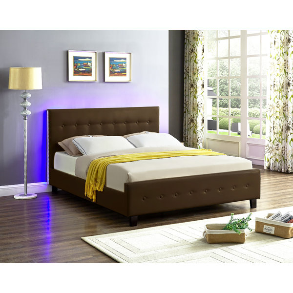 Best #1 Causglen LED Upholstered Platform Bed By Ebern Designs 2019 Sale