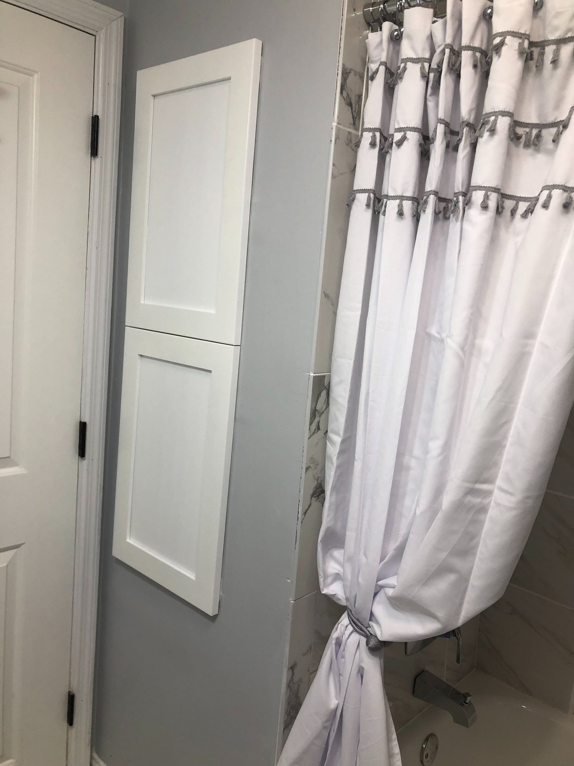 latitude run cabinets on Latitude Run Blaithin Frontline Recessed Framed 2 Door Medicine Cabinet With 7 Adjustable Shelves Wayfair