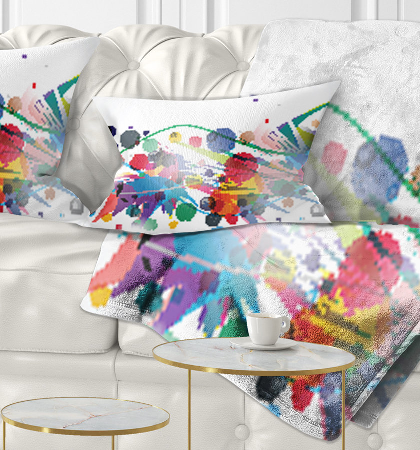 East Urban Home Designart Colourful Circles And Shapes Abstract
