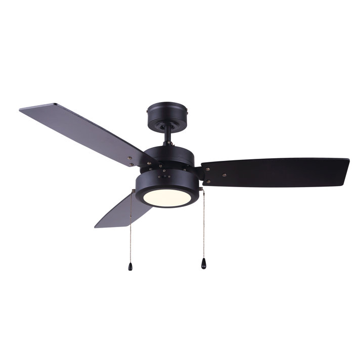 Orren Ellis 42 Kerby 3 Blade Led Ceiling Fan With Light Kit