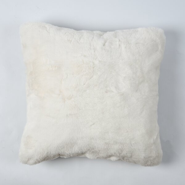 100% Real Rabbit Fur Pillowcase Cushion Cover Decorative Pillow Case Home Decor