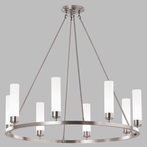 Poehlmann 8-Light Shaded Chandelier