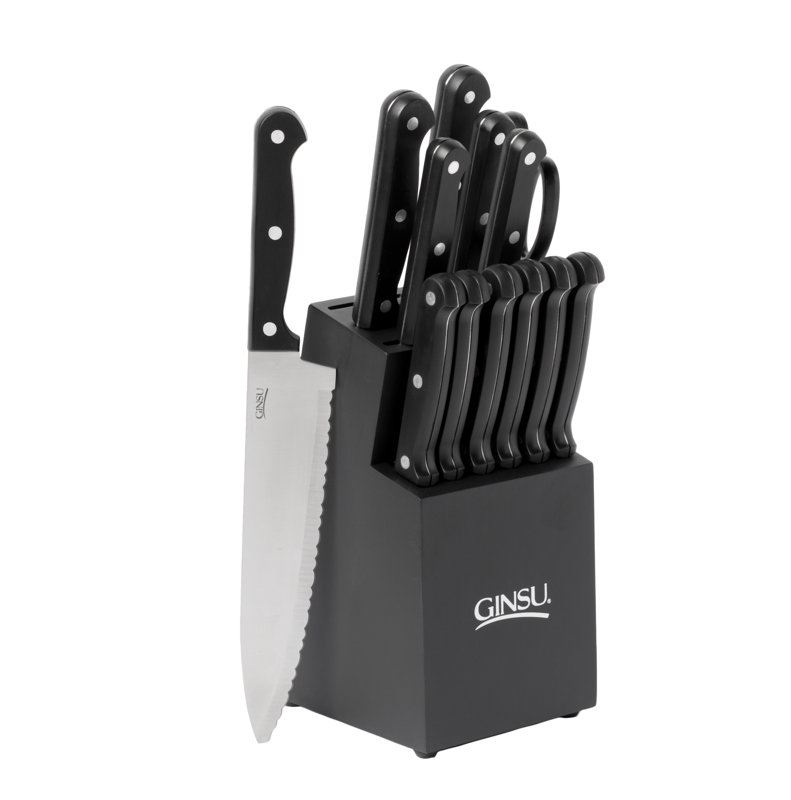 ginsu knife block set