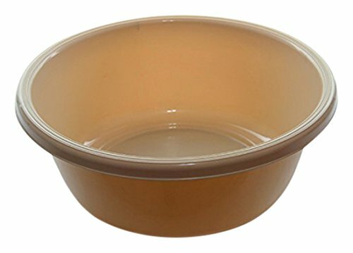 large round plastic wash basin