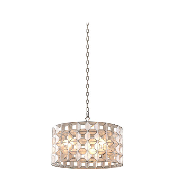 Everly Quinn Sanger Casual Luxury 3 Light Unique Statement Drum