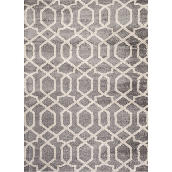 Ryann Gray/Ivory Area Rug by Zipcode Design