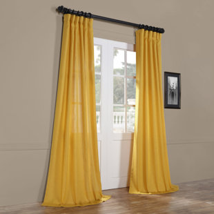 Pale Yellow Sheers Wayfair