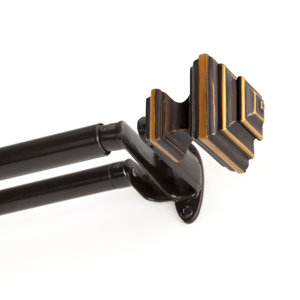 Millville Room Darkening Double Curtain Rod and Hardware Set