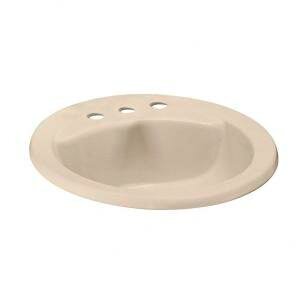 Cadet Ceramic Oval Drop-In Bathroom Sink with Overflow by American Standard