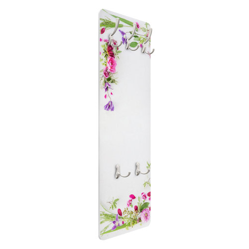 Flower Arrangement Wall Mounted Coat Rack Symple Stuff