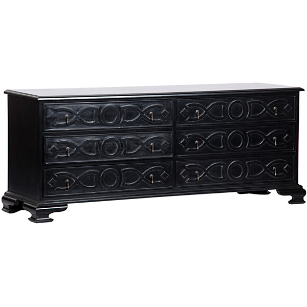New Design Sofie 6 Drawer Double Dresser By Noir 2019 Coupon