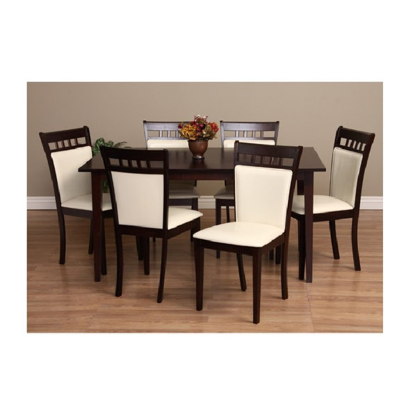 Shirlyn 7 Piece Solid Wood Dining Set By Warehouse Of Tiffany Purchase