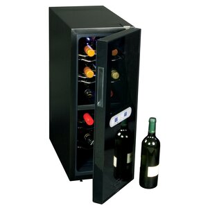 12 Bottle Dual Zone Freestanding Wine Cooler