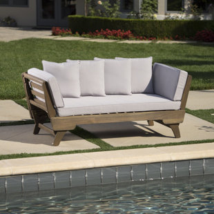 Outdoor Daybeds You Ll Love Wayfair Ellanti Patio Daybed With Cushions