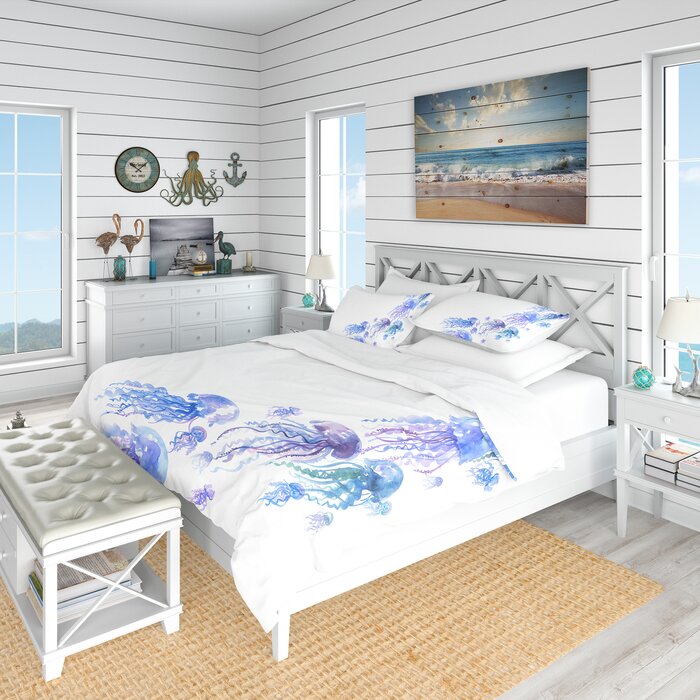 East Urban Home Nautical And Coastal Duvet Cover Set Wayfair Ca