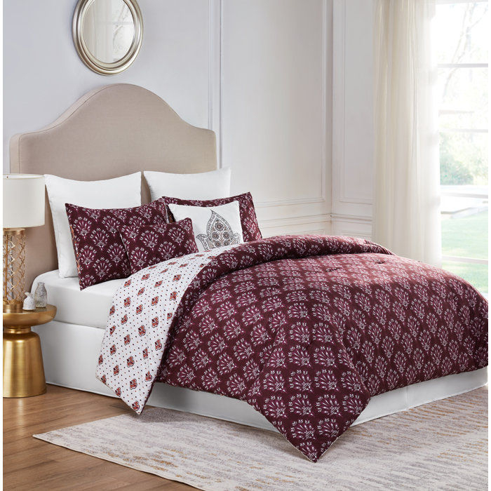 Charlton Home Lorna Reversible Comforter Set Wayfair