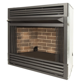 34 Inch Gas Fireplace Insert Wayfair