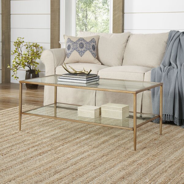 Safire Double Shelf Coffee Table By Wrought Studio