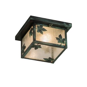 Hyde Park Maple Leaf 1-Light Flush Mount