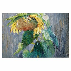 Carol Schiff Lonely Sunflower Nature Doormat