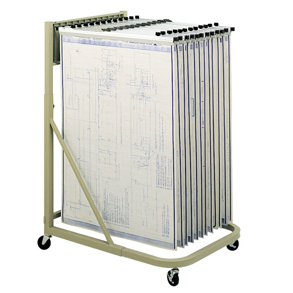 Mobile Stand Hanging Filling Cart by Safco Products Company| @ $769.00