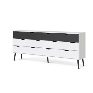 Modern Contemporary Mateer 8 Drawer Dresser Allmodern Quickview