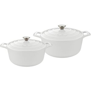 2-Piece Round Casserole Set