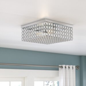 Guy Square 2-Light Flush Mount