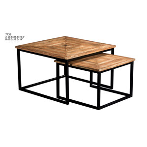 Calder 2 Piece Nesting Tables by Union Rustic