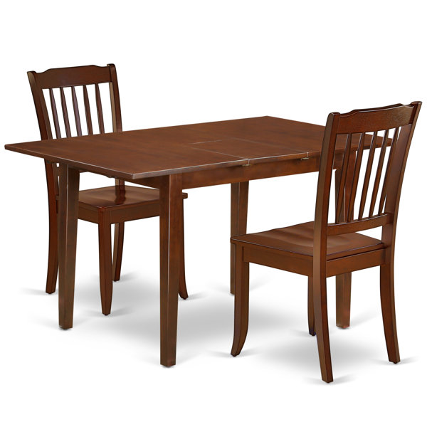 New Kulikowski 3 Piece Extendable Solid Wood Dining Set By August Grove 2019 Online