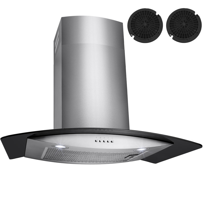 Akdy Hotte De Cuisine Murale Convertible De 380 Pcm Wayfair Ca