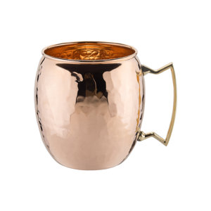 Moscow Mule 16 oz. Hammered Mug (Set of 4)