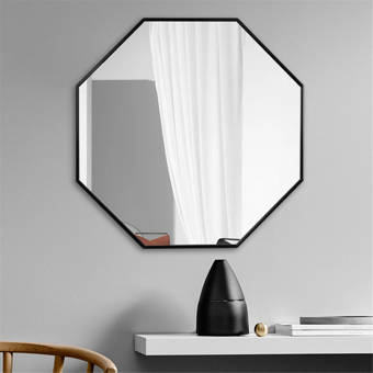Mercer41 Stanardsville Octagon Glam Bathroom Mirror Wayfair Ca Mercer41 Stanardsville Octagon Glam