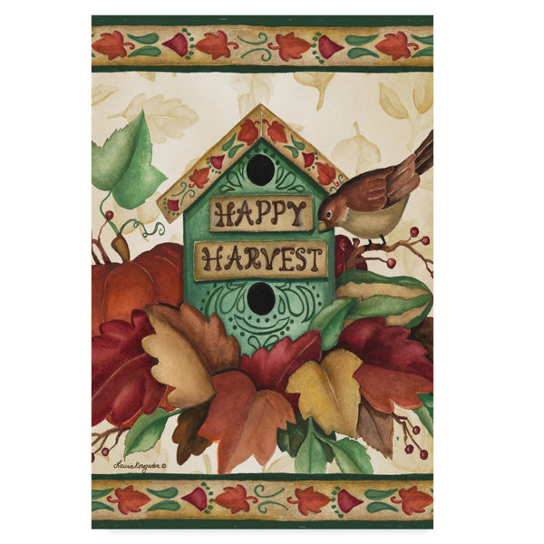 The Holiday Aisle Green Birdhouse Acrylic Painting Print On