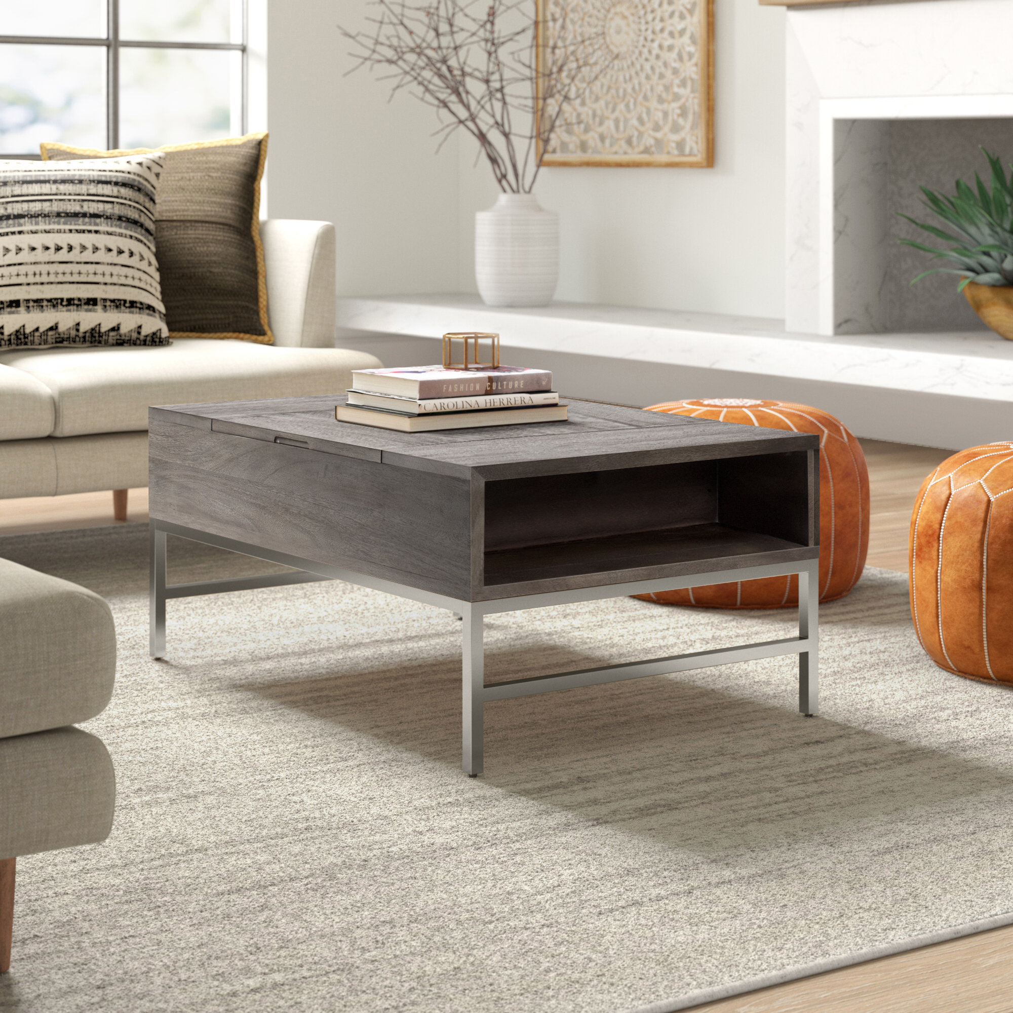 Baldwin Lift Top Coffee Table with Storage