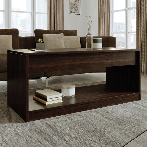 Aevry Lift Top Floor Shelf Coffee Table With Storage By Latitude Run