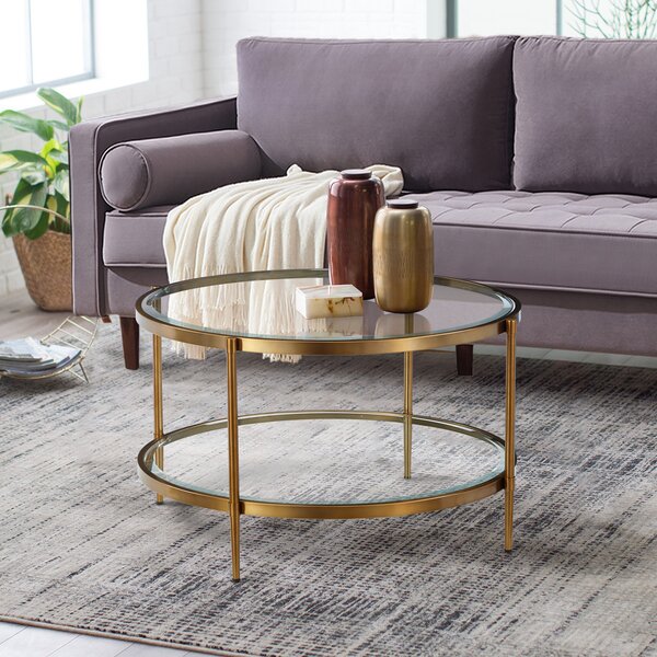Zayden 4 Legs Coffee Table With Storage By Mercer41