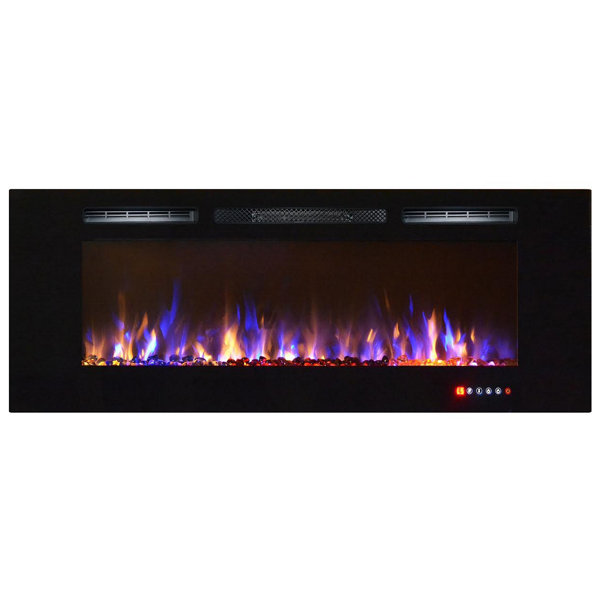 Essary Wall Mounted Fireplace by Orren Ellis