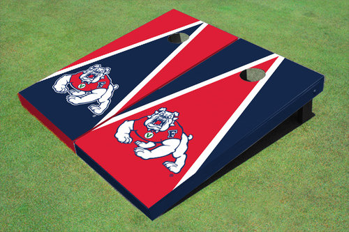 NCAA 10 Piece Triangle Cornhole Board Set by All American Tailgate