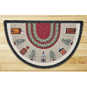 Winter Village Printed Slice Rug
