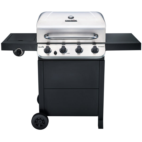 Performance 4-Burner Propane Gas Grill with Side Burner by Char-Broil