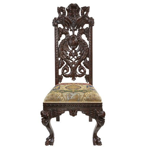 Design Toscano Knottingley Manor Upholstered Dining Chair Wayfair