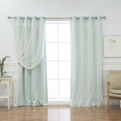 Green Grommet Curtains Amp Drapes You Ll Love In 2019 Wayfair