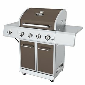 4-Burner Propane Gas Grill with Side Burner by Dyna-Glo