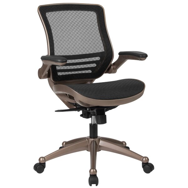 Mignone Mid-Back Transparent Swivel Mesh Office Chair by Ebern Designs