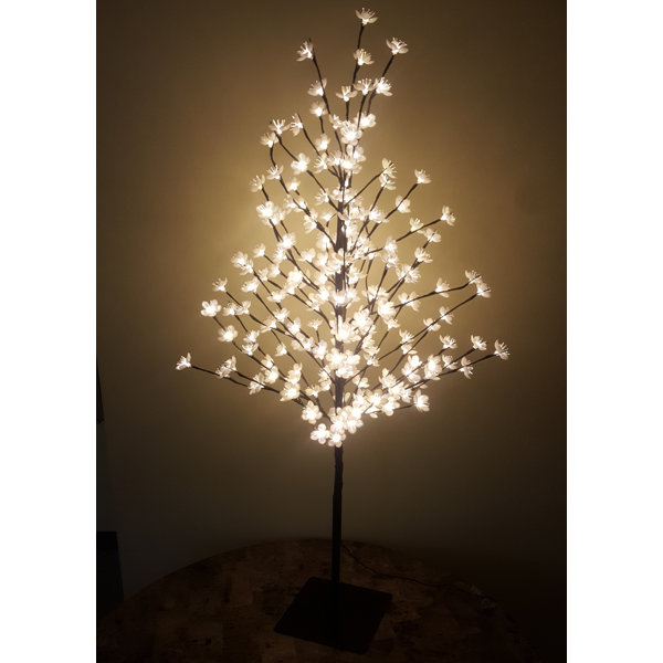 Outdoor 200 Warm LED Lights Cherry Blossom Tree by Hi-Line Gift Ltd.