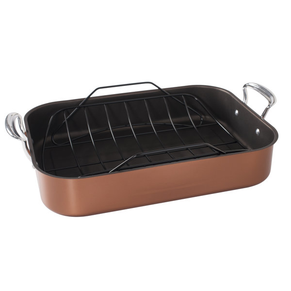 13 Extra Large Copper Roaster with Rack by Nordic Ware| @ $90.00