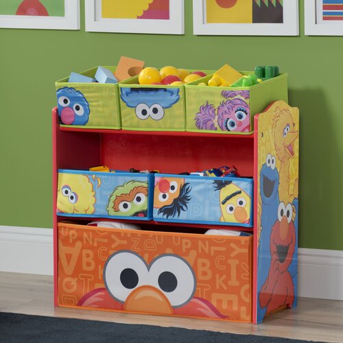 Sesame Street Kids Desk Chair With Storage Compartment And Cup Holder